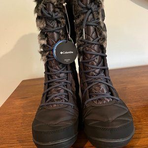 Dark Gray snow boots,  Women's size 11, Columbia brand